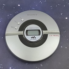 Sony CD Walkman D-EJ106CK Car Ready Silver Mega Bass Tested Excellent
