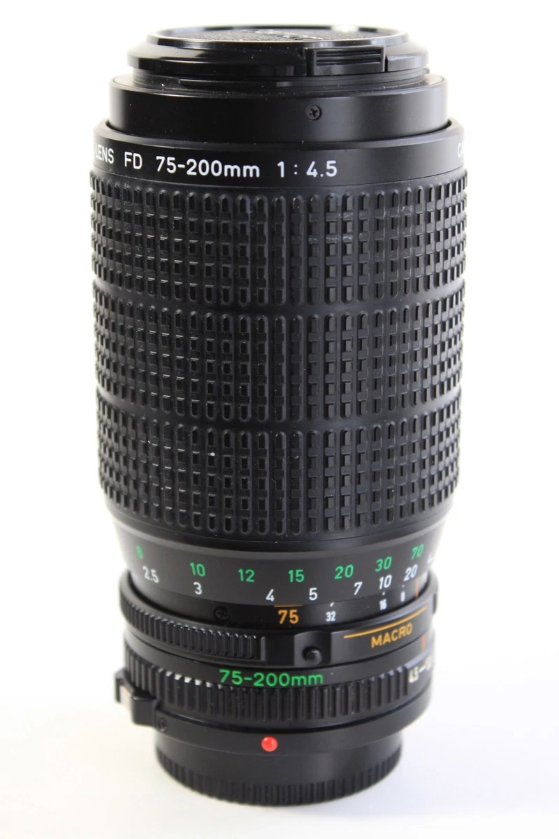 CANON ZOOM NEW FD 75-200mm F4.5 完動品#193 Canon 75-200mm F4.5 Zoom Lens for FD Mount SLR/Mirrorless Cameras