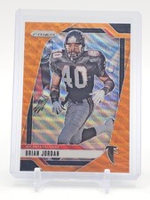 BRIAN JORDAN 2024 PRIZM ORANGE WAVE /60 #17 ATLANTA FALCONS FOOTBALL Q5454