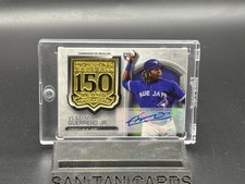 2019 Topps Update - 150th Anniversary  Medallion Vladimir Guerrero auto /10 RARE