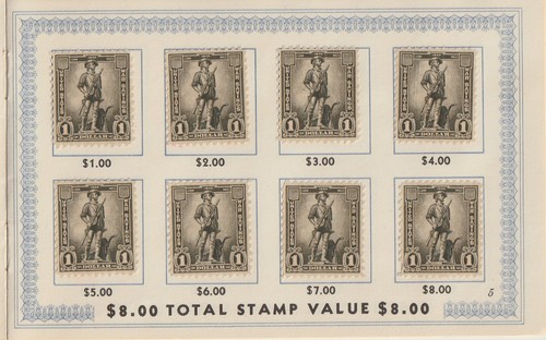World War II Defense Savings Stamps Album with 10 War Savings Stamps Scott #WS10 - Picture 4 of 7