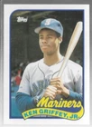 KEN GRIFFEY JR.  1989 Topps Traded Rookie #41T.   Straight from Set - VERMONT