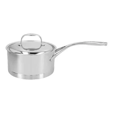 Demeyere Atlantis 2.25 qt, 3.2 qt Sauce Pan With Lid, 18/10 Stainless Steel