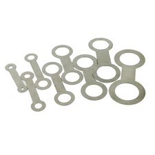 8 Pieces Stainless Steel Saxophone Pads Repair Kit Sax