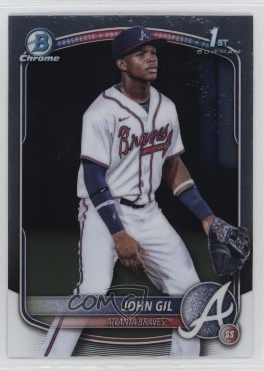 2025 Bowman Chrome Prospects John Gil #BCP-172 1k7k