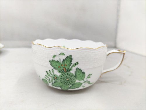 Herend Model number: Apony Green Cup & Saucer Dessert Plate DDU - Picture 8 of 14