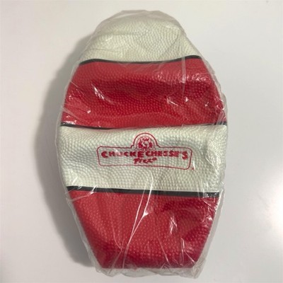 VERY RARE: 1992 Chuck E. Cheese's ''Red Basketball'' Sealed Prize Collectible   