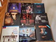 Lot of 9 Laserdisc Movies - Great Condition - Horror Thriller Drama
