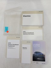 2018 Hyundai Elantra Owners Manual Supplement With Case Included