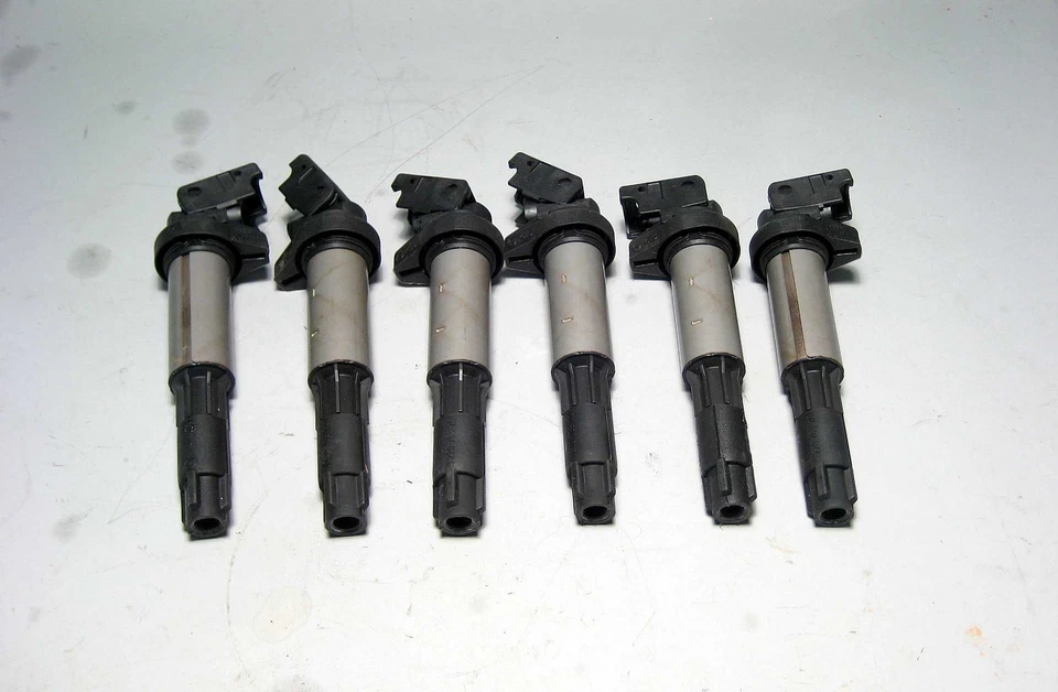 BMW E46 Juego de 6 bobinas de encendido 2002-2010 M54 M56 N62 N62N N73 OEM USADO Foto 4 de 4