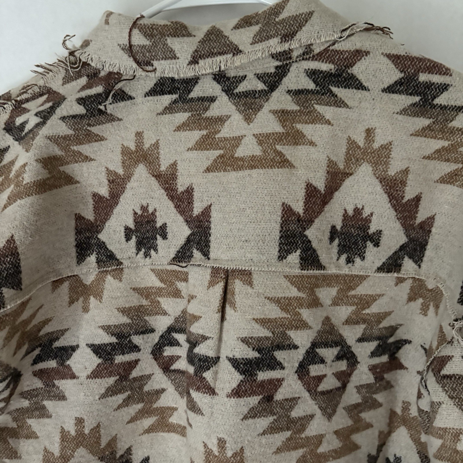 Fall Aztec Brown Shacket Jacket  Button Up Women’… - image 6