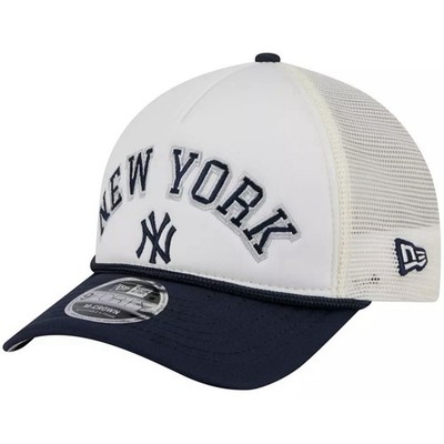 New Era 9FORTY MLB New York Yankees Mens Snapback Trucker Mesh Baseball Hat Cap