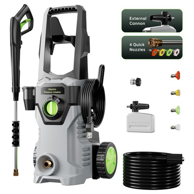 #ad Electric Pressure Washer 4 Quick Nozzles High Pressure Cleaning Machine Portable $99.99
