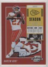 2018 Panini Contenders Optic Red Prizm 48/199 Kareem Hunt #50 8k4