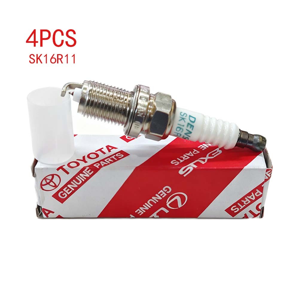 For Toyota Corolla Prius Set of 4 Laser Iridium Resistor Spark Plugs SK16R11