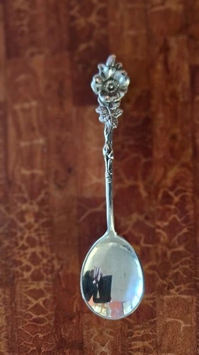 Sterling Reed & Barton HARLEQUIN WILD ROSE 1 SPOON 4 3/4" 21g No Mono