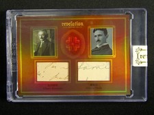 2025 Eternal Revelation Albert Einstein Nikola Tesla Dual History Relic /99