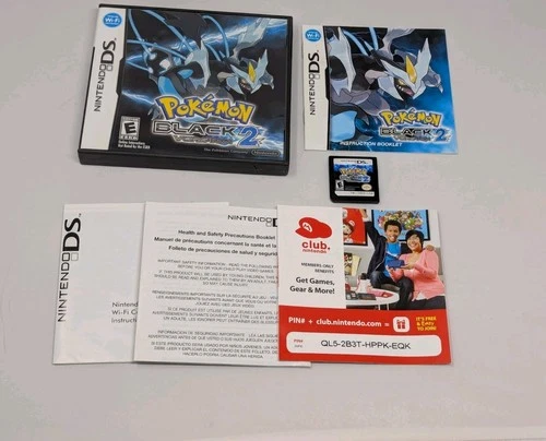 Pokémon Black Version 2 (Nintendo DS, 2012) Complete CIB, Authentic, Tested