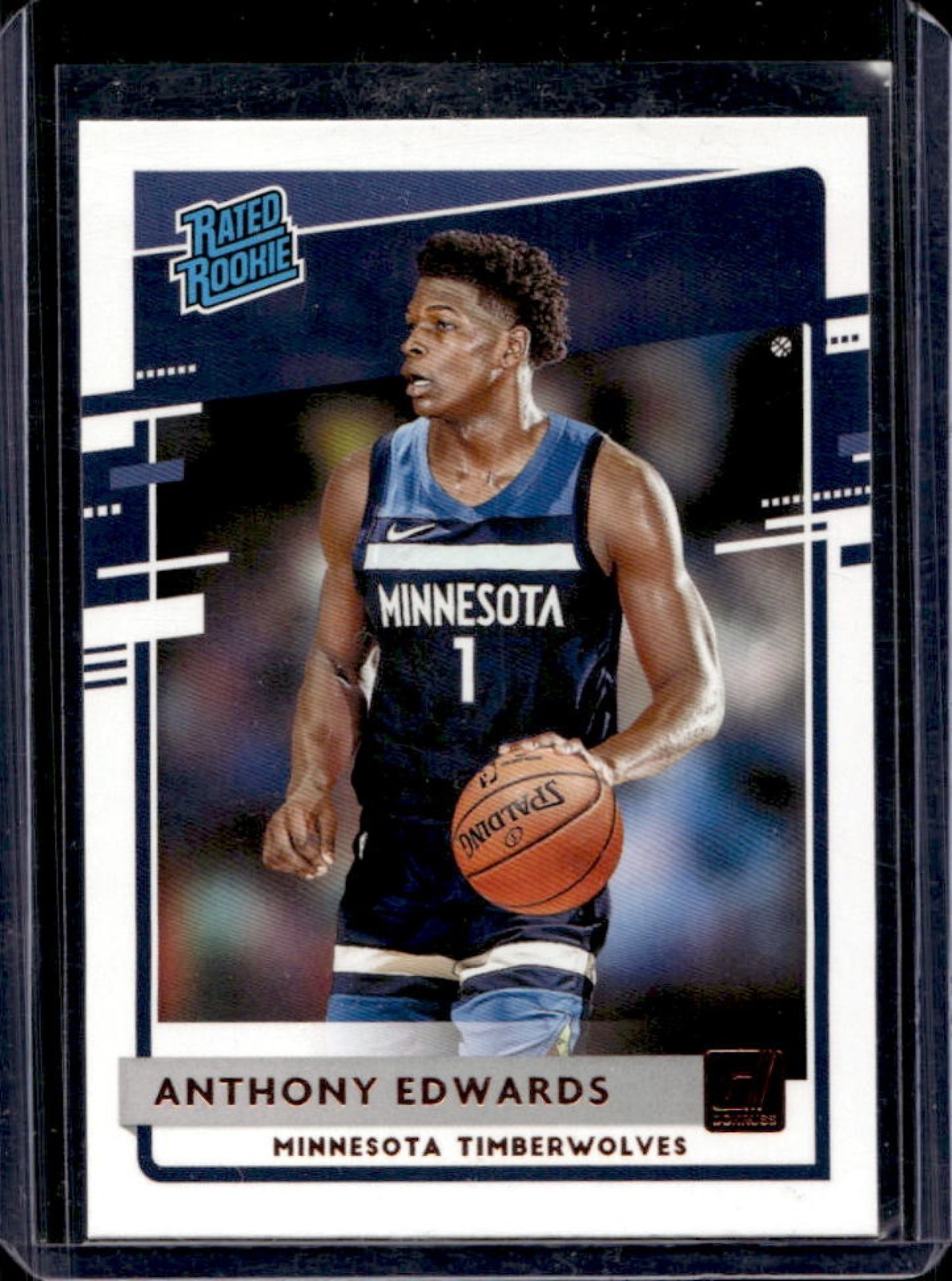 2020-21 Donruss Anthony Edwards Rookie RC #201 Timberwolves