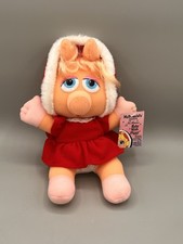 NEW McDonald's Muppet Babies Baby Miss Piggy Plush Doll w/ Tag Vintage 1988