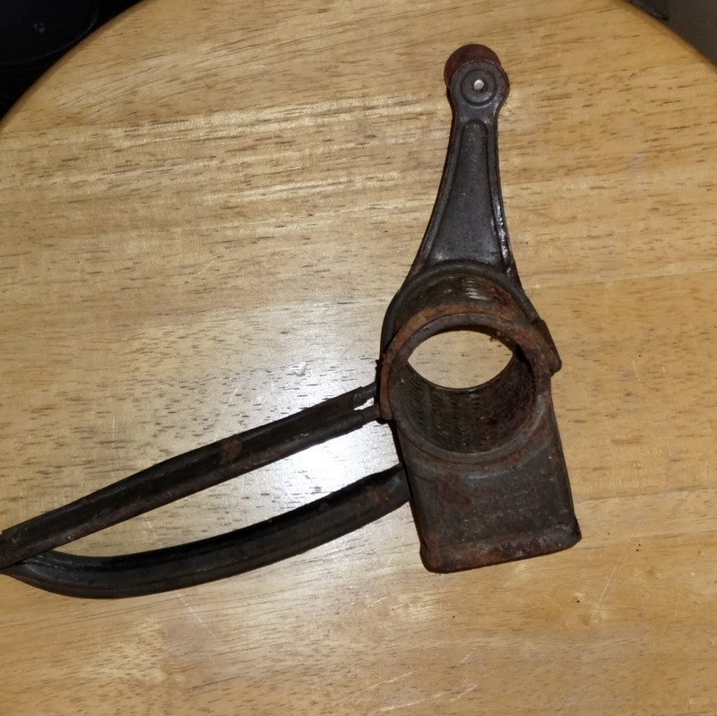 Vintage Manual Rotary Cheese Grater, Metal & Wood