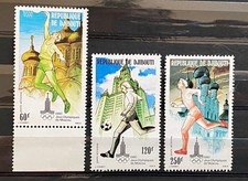 Djibouti 1980 Olympic Games Moscow Set MNH RO81