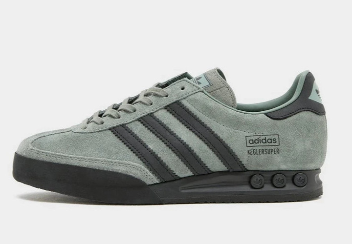 Adidas Originals Kegler Super Stone Green/Black Trainers-ALL SIZES Sneakers