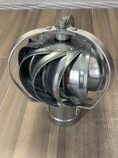New Vtg Empire Ny Galvanized Metal Barn Roof Spinning Vent Wind Air Turbine