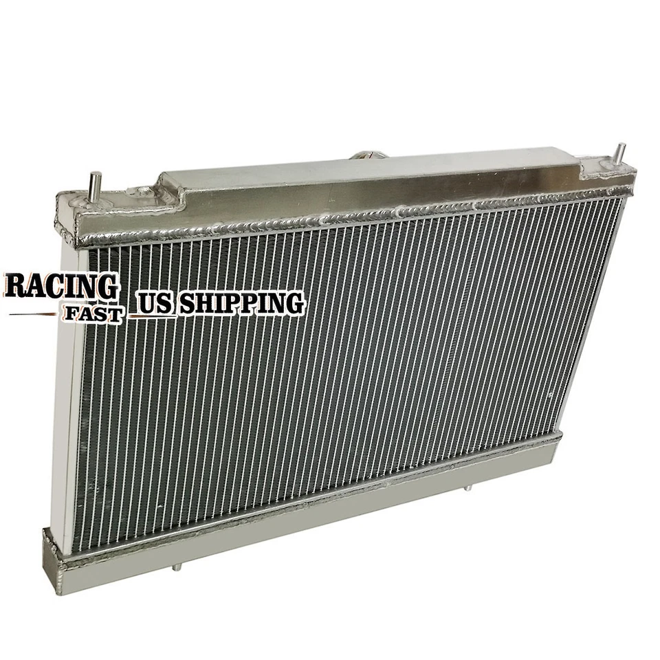 Radiador manual MT de 2 filas para Mitsubishi Eclipse Turbo 1995-1999 1997 1999 L4 2,0 L Foto 3 de 4