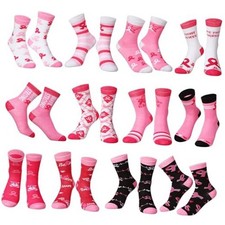 12 Pairs Kids Christmas Socks Xmas Crew Socks for Children 9-14 Years Ribbon