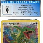 CGC 9 Rayquaza Amazing Rare 138185 Vivid Voltage Pokemon Card Mint Slab
