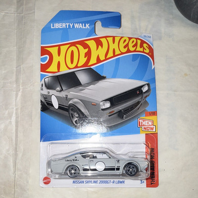 Hot Wheels Nissan Skyline 2000GT-R LBWK Liberty Walk 1:64 Gray Unopened