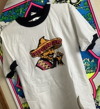 Retro Acapulco Gold Stoner 70s Dark Blue Ringer t Shirt small