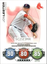 2010 Topps Series 2 Attax Code Cards #15 Jon Lester - BB