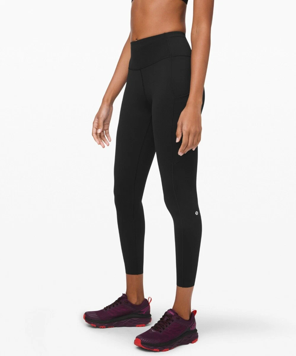 Lululemon Leggings Women's Fast & Free Nulux High Rise 25 In Black