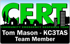 Customized Name Badge, Community Emergency Response Team