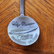 Sky Princess Crucero Viaje Coleccionable Cuchara de Recuerdo 4" Peltre Caribe