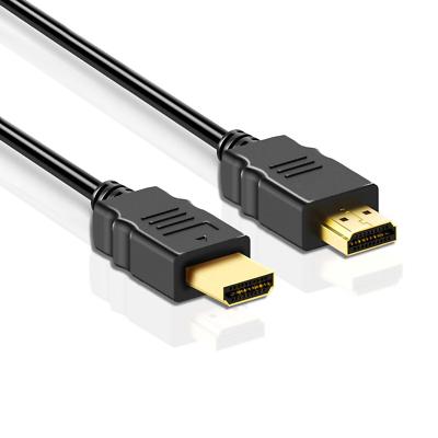 6FT HDMI Cable Cord 1.8M 1080P 720P For BLURAY 3D DVD HDTV PS3 XBOX LCD HDTV BK