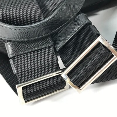 PRADA 1BZ032 Logo Plate triangle logo backpack bag Nylon  display picture 1