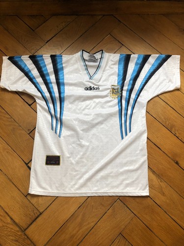 Maillot Argentine Third 1996-1997 - Adidas Taille L - Blanc - Vintage