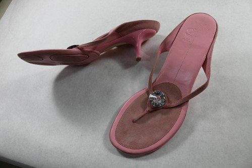 Damen-Sandalen 10 Cole Haan rosa G-Serie Strass Pantoletten A139 bis - Bild 3 von 4