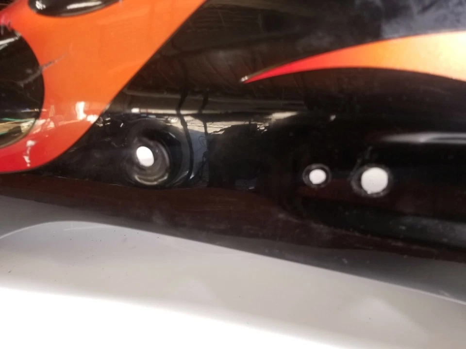 06 Guardabarros rueda trasera llama Honda VTX1800 C F S R envío gratuito Foto 3 de 4