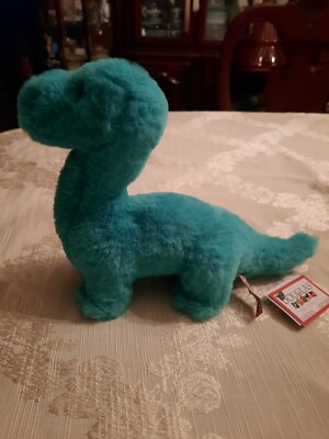 Douglas Teal Blue Dinosaur Plush