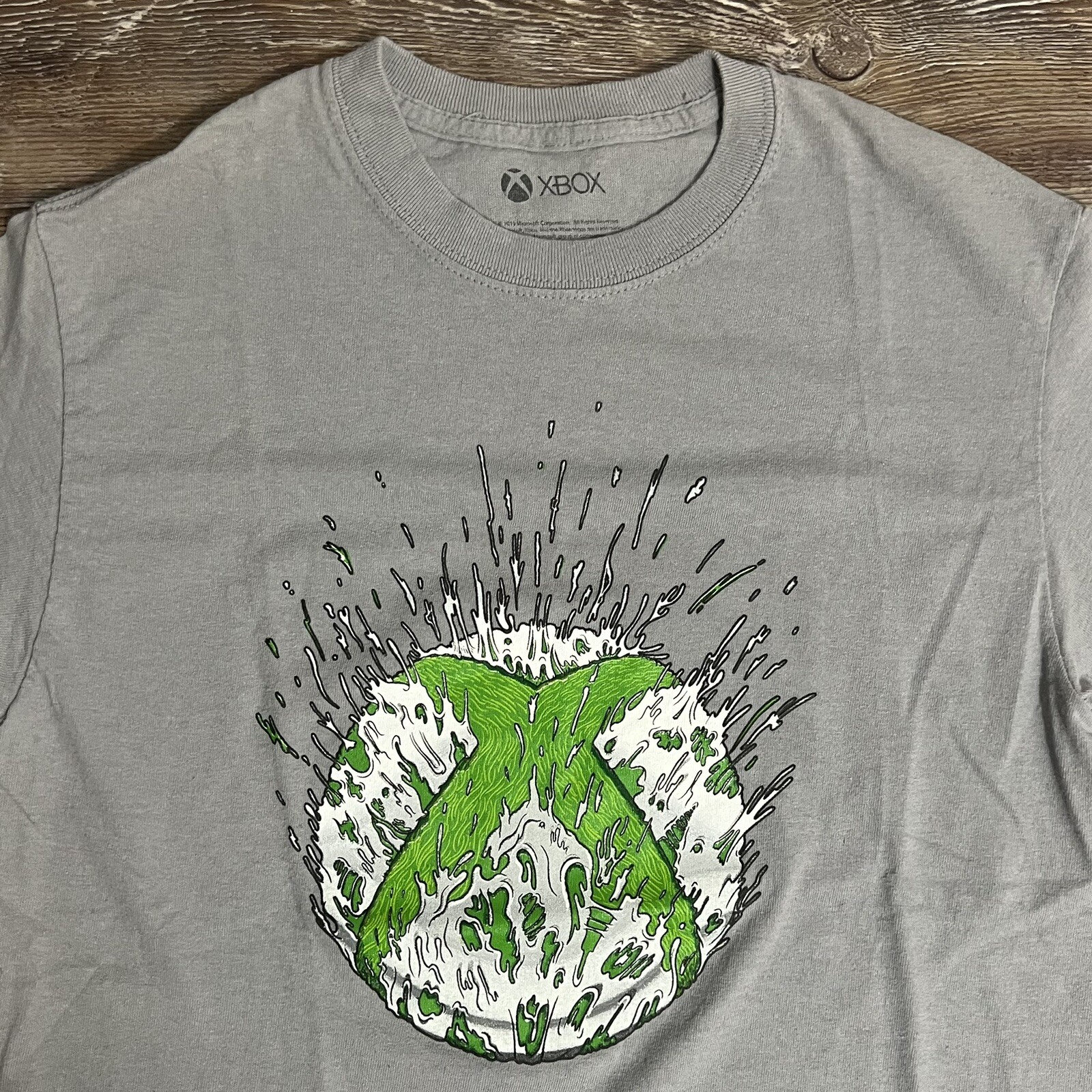 Xbox Microsoft Abstract Exploding Melting Logo Ri… - image 2