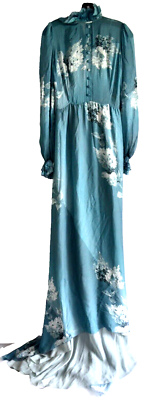 luisa ruffle maxi dress Bronx and Banco Luisa Belted Ruffle Maxi Dress