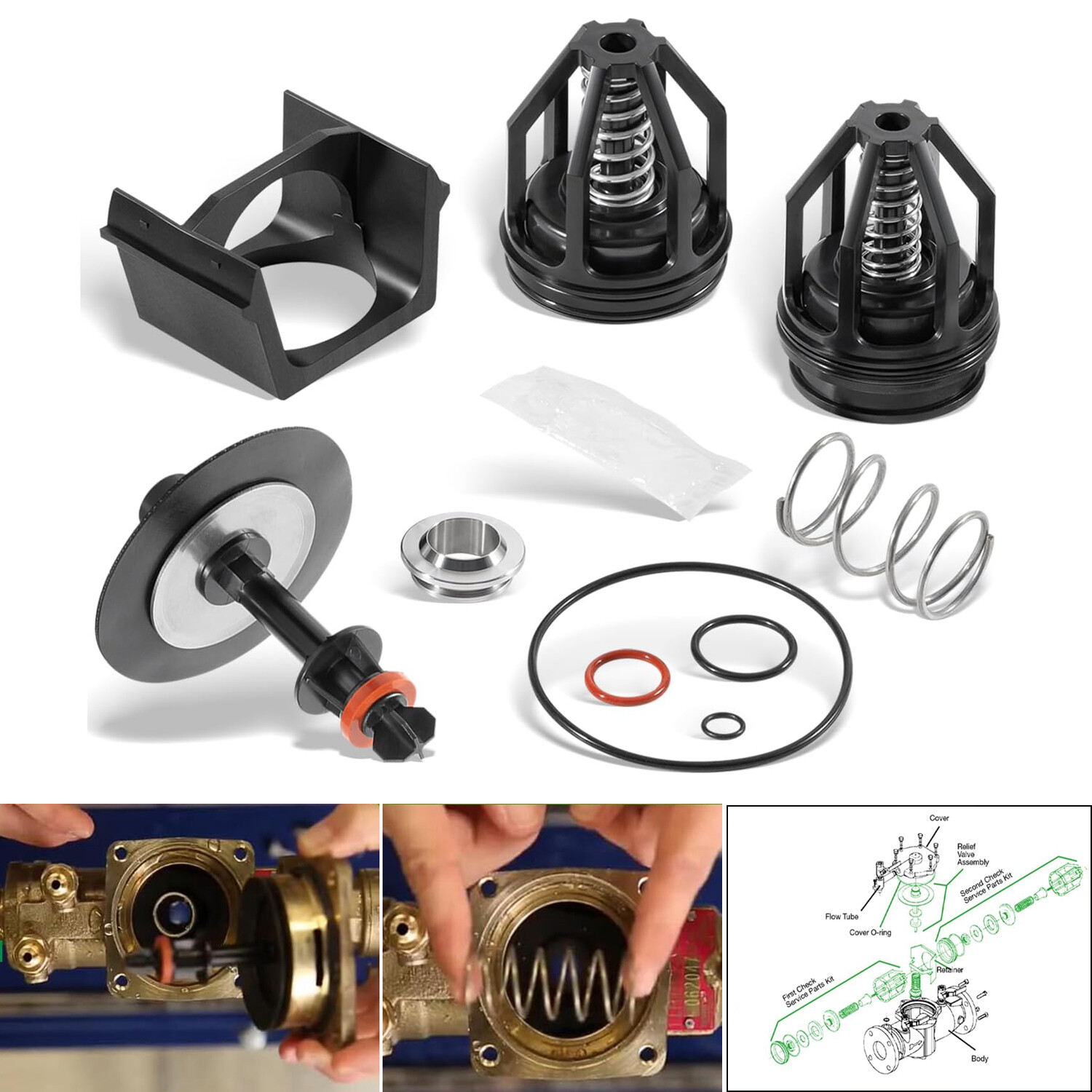 0887794 009M2 1-1/4" - 1-1/2" Total Repair Kits for Series 009M2/LF and 4000BM2