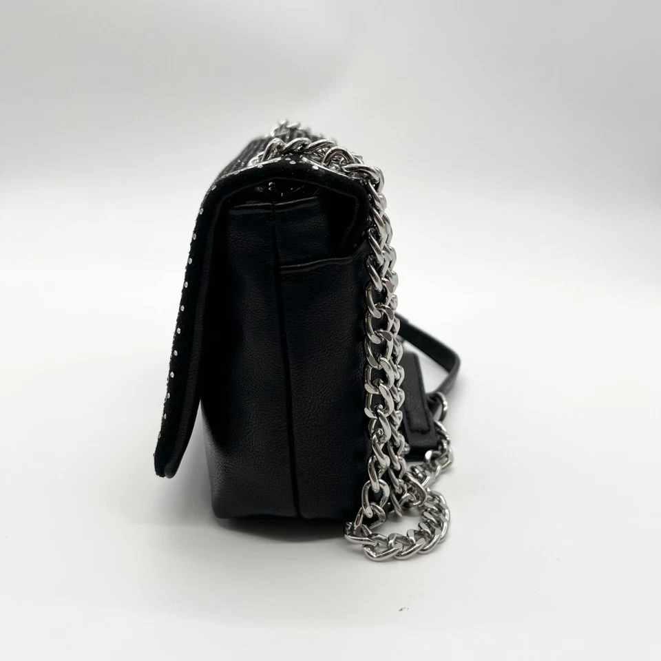 I.N.C. Bandolera acolchada International Concepts cristal negro Ajae Foto 3 de 4