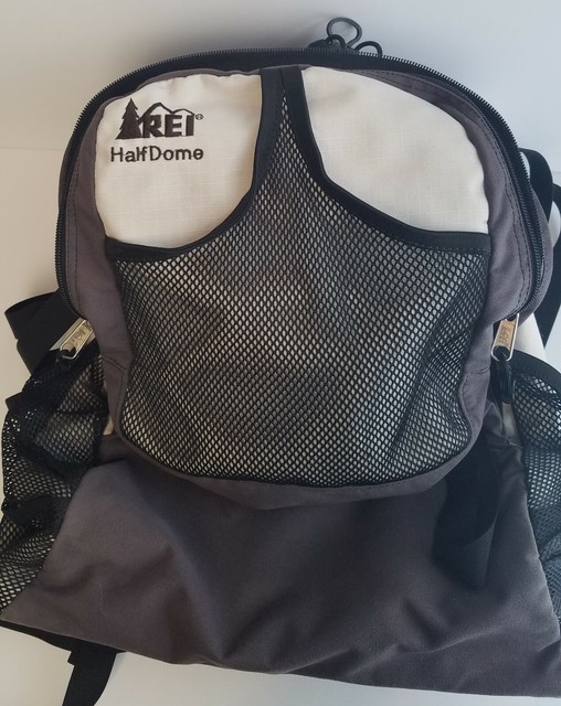 REI Half Dome Camping Hiking Back Pack White Grey Black See Pictures eBay
