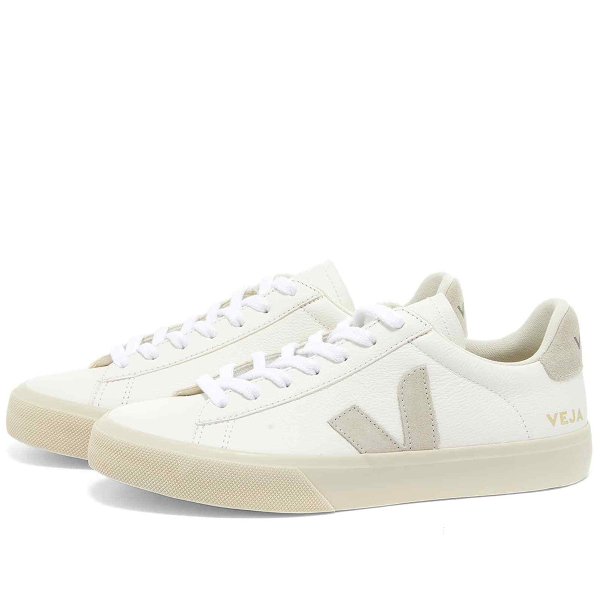 38 新品 VEJA Campo ChromeFree Leather 24cm Size 9 - Veja Campo Chromefree Leather White Natural W for sale