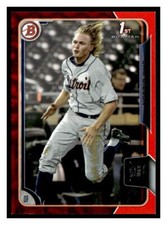 2015 Bowman Draft #20 Cam Gibson Red #/5
